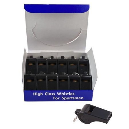 CHAMPION SPORTS Champion Sports CHS601-3 Whistle Medium Weight Plastic - 12 Per Pack - Pack of 3 CHS601-3